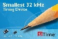 SiTime推出可替代傳統石英晶體諧振器的SiT15xx系列32 kHz MEMS振蕩器