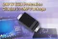 Vishay推出采用低外形SMF封裝的新系列表面貼裝ESD保護(hù)二極管---SMFxxA系列器件