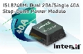 Intersil公司推出雙路20A/單路40A降壓電源模塊ISL8240M