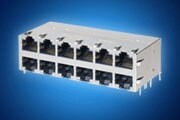 Mouser推出LED 的 RJ45 PoE+ 千兆位磁性插口
