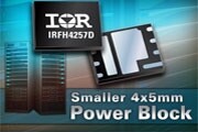 IR推出采用高性能4×5 PQFN 功率模塊封裝的IRFH4257D FastIRFET 雙功率MOSFET