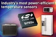 Silicon Labs推出新型超低功耗溫度傳感器