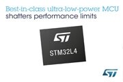 ST新款STM32L4微控制器突破超低功耗應用的性能極限