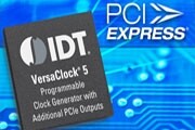 IDT公司通過新增額外的支持PCIe時(shí)鐘輸出的器件擴(kuò)展VersaClock 5產(chǎn)品系列