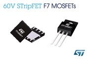ST的槽柵結構低壓MOSFETsSTripFET F7系列將新增60V的產品線