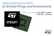 ST推出新款的圖形處理性能強大的STM32微控制器，讓ARM Cortex－M7的性能拓展至更多應(yīng)用領(lǐng)域