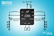 具 I2C 調光控制的 36V、雙通道、1.6A 同步降壓型 LED 驅動器