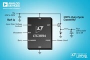 150V 降壓型 DC／DC 控制器在電池供電系統中耗電僅9μ A