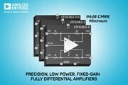 具有低功耗的高精度固定增益全差分放大器/ADC 驅(qū)動(dòng)器