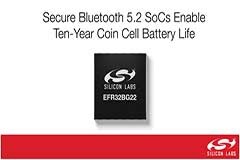 新型安全藍牙5．2 SoC助力紐扣電池供電產品工作可達十年