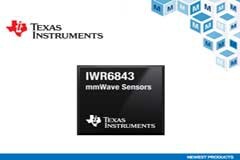 貿(mào)澤開售面向工業(yè)雷達(dá)系統(tǒng)Texas Instruments IWR6x毫米波傳感器