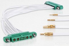 Harwin 現在可提供電纜組件以支持 Gecko－MT 混合技術連接器