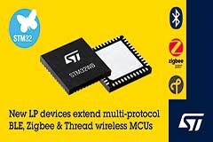 意法半導體STM32WB雙核無線MCU系列推出新產品線