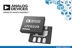 貿澤開售Analog Devices LTC6228和LTC6229運算放大器