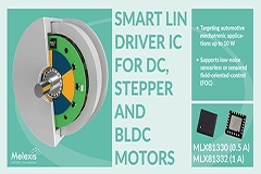 Melexis 全集成 LIN 電機驅動器降低汽車行業機電一體化應用的材料成本
