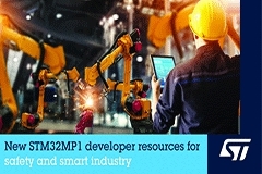 意法半導體擴展STM32MP1生態系統，提升設備安全性，促進AI和IoT應用開發