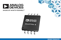 貿澤電子開售Analog Devices ADuM7704 Sigma－Delta調制器