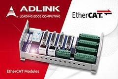 凌華科技推出全新EtherCAT模塊 為工業(yè)自動(dòng)化提供完整的EtherCAT解決方案