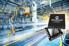 Microchip發布新型以太網PHY， 支持多分叉總線架構，可增強工業網絡的可擴展性和功能