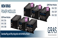 GRAS 發布全新12Bx系列、支持TEDS的測量麥克風電源模塊