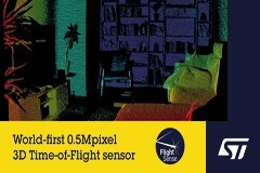 顛覆數字視覺：意法半導體率先推出50萬像素深度圖像ToF傳感器