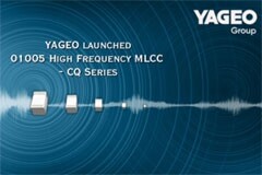 國巨高頻MLCC CQ系列推出01005 因應(yīng)高頻極小化需求