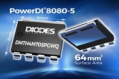 Diodes 公司 PowerDI8080 封裝的 MOSFET 提升現代汽車應用功率密度