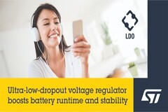 意法半導體推出節能用低噪低壓穩壓器