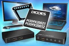 Diodes公司推出可調(diào)多路復(fù)用/解復(fù)用線性 ReDriver，能以 20Gbps DisplayPort 數(shù)據(jù)傳輸速率進(jìn)行繞送