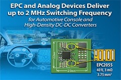EPC與ADI攜手推出基于氮化鎵場效應(yīng)晶體管的DC/DC轉(zhuǎn)換器