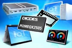 Diodes公司的低功耗1．8V、2.5Gbps、4數據信道ReDriver支持MIPI D－PHY通訊協議
