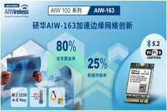 研華AIW－163 WIFI6無線模塊亮相，高帶寬、大容量、低延遲功耗！