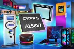 Diodes 公司面向RGB 和單色固態照明LED，推出雙數字接口、多通道 LED 驅動器