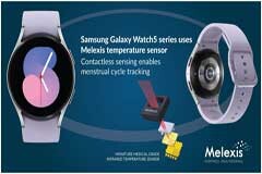 Galaxy Watch5系列搭載Melexis溫度傳感器芯片，引入生理周期跟蹤功能