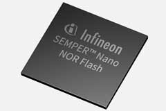英飛凌推出 256 Mbit SEMPER Nano NOR Flash 閃存產品