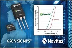 納微半導(dǎo)體發(fā)布新一代650V MPS SiC碳化硅二極管