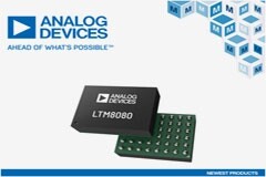 貿澤開售用于低噪聲敏感型應用的Analog Devices LTM8080 μModule穩壓器
