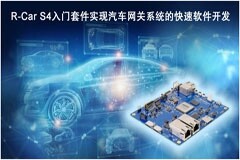 瑞薩電子推出R－Car S4入門套件 實現汽車網關系統的快速軟件開發