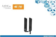 貿澤開售面向物聯網和網關應用的TE Connectivity／Laird External Antennas DBA6171Cx 5G／4G室內／室外刀形天線