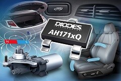 Diodes 公司的低電壓霍爾效應鎖存器可在工業和汽車馬達控制產品應用中實現高靈敏度感測