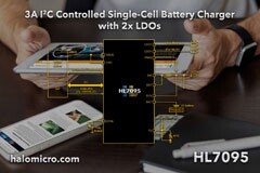 希荻微推出適用于智能手表和TWS充電盒等的雙LDO充電芯片