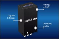 Recom推出采用預成型引線設計的R－78K－2．0(L) 系列開關穩壓器