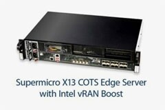 Supermicro 推出針對電信邊緣數據中心進行了優化的全新一體化開放式 RAN 系統，內置 Intel vRAN Boost