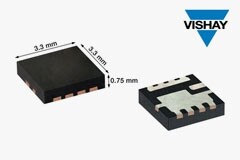 Vishay推出采用源極倒裝技術PowerPAK 1212－F封裝的TrenchFET 第五代功率MOSFET
