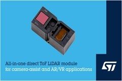 意法半導體擴大3D深度感知布局，推出新一代時間飛行傳感器