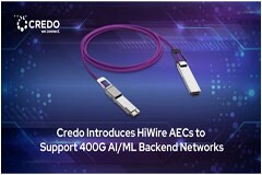 Credo 推出系列AEC產(chǎn)品以支持400G AI／ML后端網(wǎng)絡(luò)