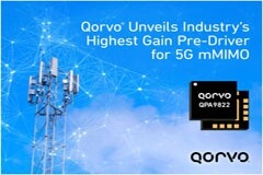 Qorvo 推出業界出眾的高增益 5G mMIMO 預驅動器