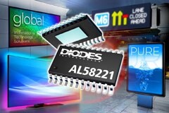 Diodes 公司推出 12 通道 LED 驅動器，為數字廣告牌和顯示器帶來卓越性能