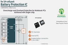 ABLIC推出針對筆記本電腦的3節(jié)/4節(jié)電池串聯(lián)用二次保護IC「S－82M3/M4系列」、3節(jié)和4節(jié)電池串聯(lián)都可用的二次保護IC「S－82L4系列」
