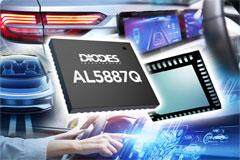 Diodes 公司推出符合汽車規格且適用于顯示器和照明產品應用的 36 通道線性 LED 驅動器，具備故障報告與診斷功能